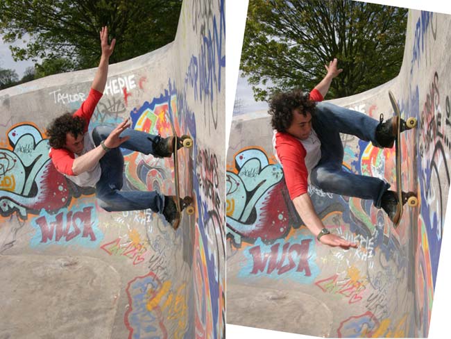 The Ben Thomson Twins wallride to fakie