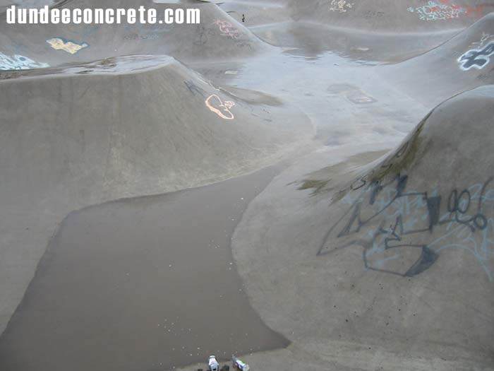 GENTLY FLOODED SKATEPARK