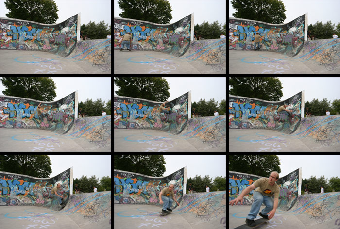 Sequence of Daryl doing the gnarly carve