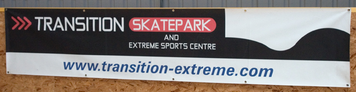 Transition Skatepark Sign